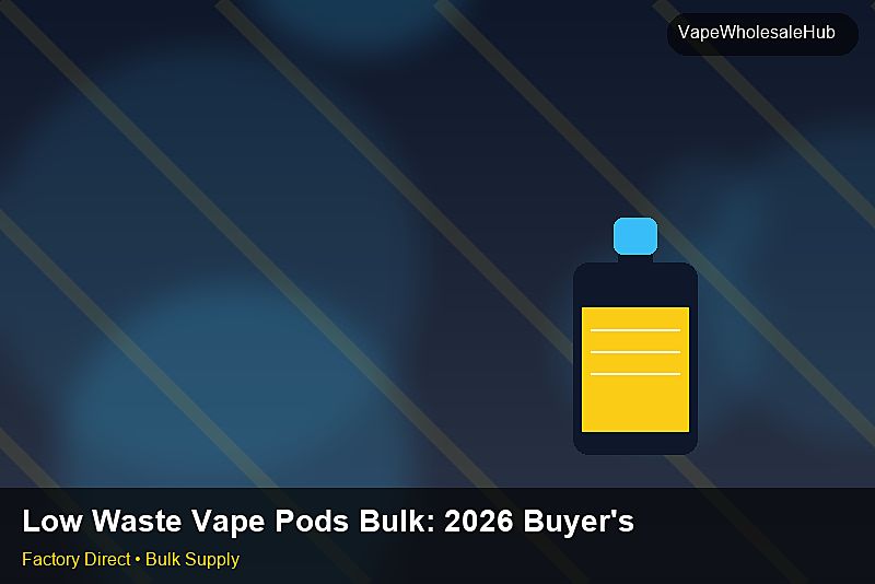 Low Waste Vape Pods Bulk — Low Waste Vape Pods Bulk: 2026 Buyer's Handbook | 2026 Edition photo 1