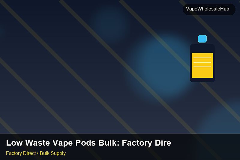 Low Waste Vape Pods Bulk — Low Waste Vape Pods Bulk: Factory Direct Quote | 2026 Edition photo 1
